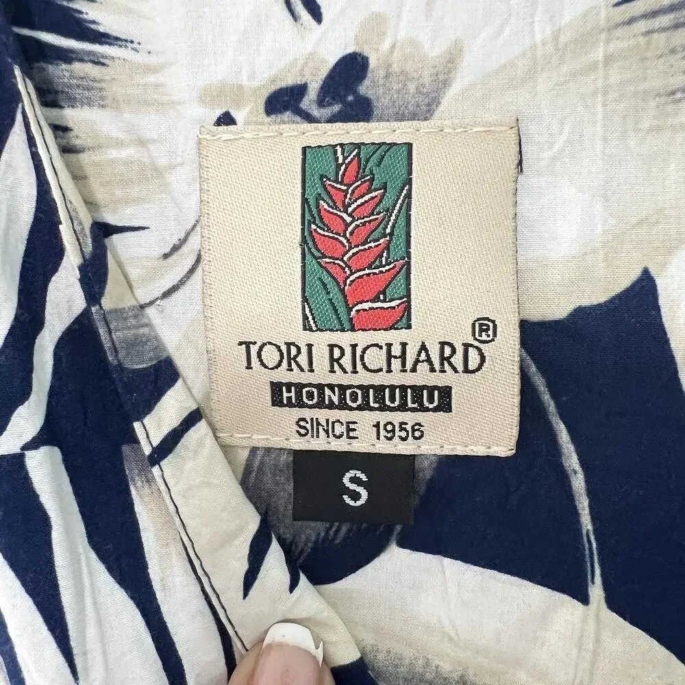 Vintage Tori Richard Honolulu Muumuu Maxi Dress Womens Small Floral Hawaiian - Picture 4 of 11